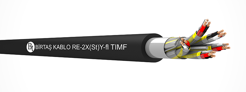 RE-2X(St)Y-fl TIMF    80°C  /  300 V Cu-XLPE-ISCR-OSCR-PVC